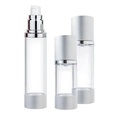 China JL-AB104A 15ml 30ml 50ml Airless Bottle AS Bottle Aluminum Lotion Pump for sale