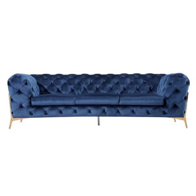 China Chesterfield Sofa SOFA Classical Furniture Living Room Sofa Set Tufted Fabric Design Chesterfield for sale