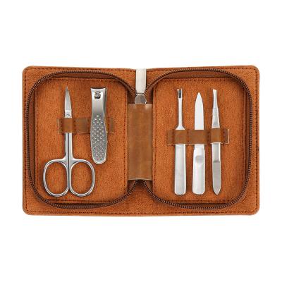 China Protable Ready To Ship Daily Pedicure Kit Manicure Care Kit Mani Pedicure 5pcs/set Set Manicure Diy Tool Kits Nail Tools Nail Tool Kit for sale