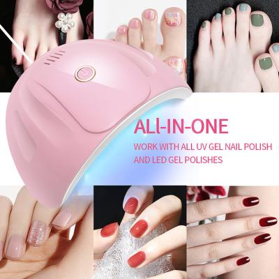 China Flat Extended Type Drying Manicure Glue Customization Arch Polish Lamp 18beads Led Nail Lamp With Filler Cord for sale