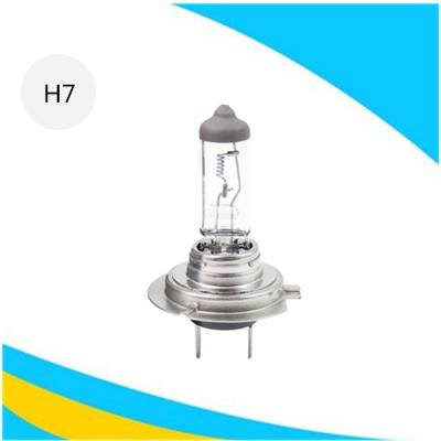 China Super White Halogen Bulbs H7 PX26d 55W 100W Color Auto Parts Car Headlight H7 Bulb H7 for sale