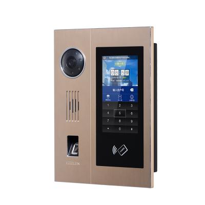 China 2021 New Arrival Model 17 Outdoor Station Video Door Bell With Fingerprint To Open WithoutFingerprint To Open Model 17 for sale