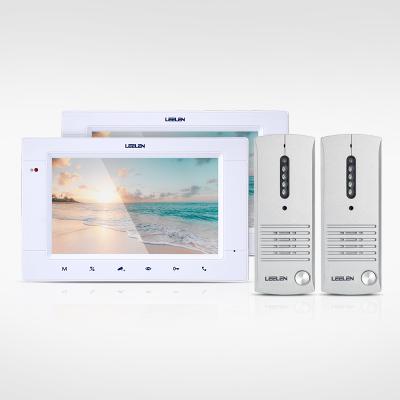 China Video Camera 7 Inch HD Integrated Color Touch Screen Door Phone 305E Villa Kit Outdoor 2 wtirh 2 Indoor for sale