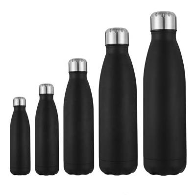 China Matte Black Wholesale PORTABLE Anti-scald Water Cup Stainless Steel Vacuum Bottle Thermo Bottle Shape Cold Keeping Custom Rolling Mug for sale