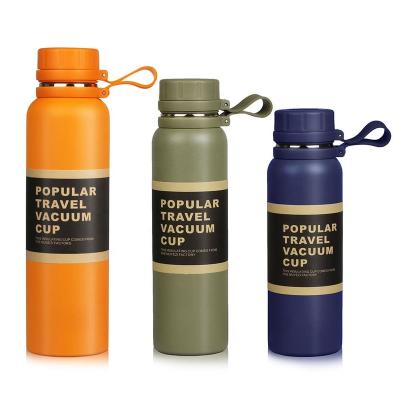 China PORTABLE Luxury Water Bottle Mug Stainless Steel Sports Flask School Water Bottle Frosted Custom Viable Large Travel Water Bottle for sale