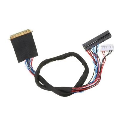 China Single 40pin Telecommunication LED Screen Cable 6 Lvds Cable For LED LCD for sale