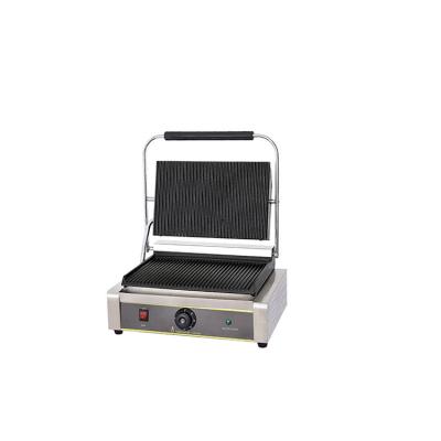 China Adjustable Thermostat Snack Machine/Panini Machine Contact Grill Bread Sandwidsh Panini Electric Grill for sale