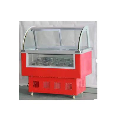 China Single-temperature italian ice cream display freezer/mini ice cream display case/small ice cream freezer for sale