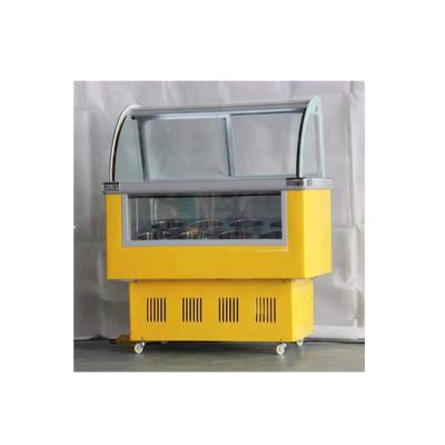 China Single-temperature ice cream machine sales good quality guarantee ice cream display for sale