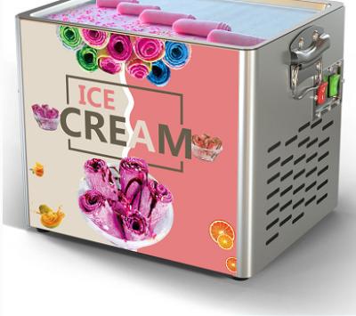 China Mini Fried Mini Snack Factory Ice Cream Roll Machine Ice Cream Roll Machine 1 Unit Cheap Mini Ice Cream Machine for sale