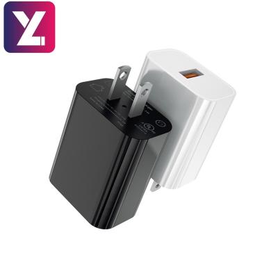 China Household Electrical Appliances US PIN 18w QC3.0 usb fast charger for mobile phone for sale