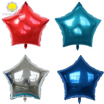 China Promotional Toy 32 Inch Star Shape Balloon Foil Balloons Hot Selling Balloon 2021 Great For Decorations for sale