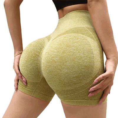 China Breathable Custom Fitness Gym Wear High Quality Women Sport Wear Seamless Workout Yoga Butt Crac! crack! high lift waist yoga shorts for sale