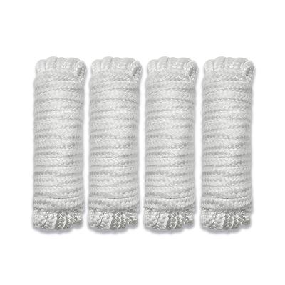 China Amazon Nylon Hot Selling White Dock Line Double Braided Lines 4 Pack Nylon Boat Dock Rope for sale