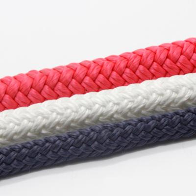 China Nylon Line Boat Dock Factory Direct Sale 3/8inch 25ft Double Braided Yacht Rope Nylon Material Lines for sale