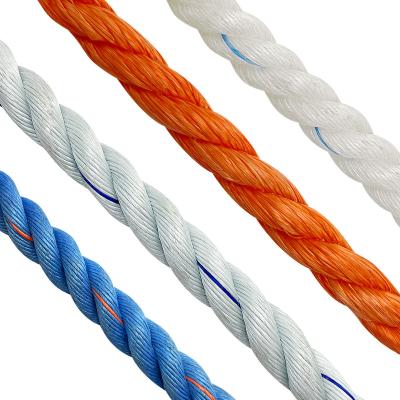 China Wholesale Package PP Plastic Rope Bundling Rope 3 Strand Twisted Rope for sale