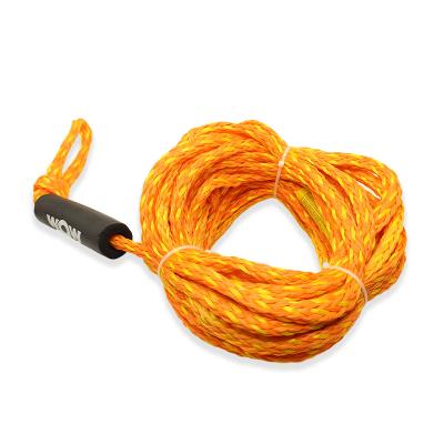 China Unisex Colorful High Intensity Wakeboard Water Ski PP Braided Rope With EVA Handle for sale