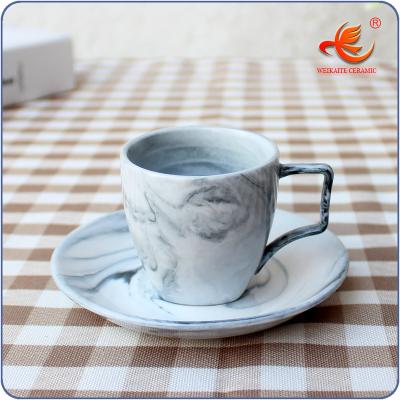 China WKT020MG fancy viable coffee cups and saucers, tea cup fine bone china, tea cups eco for sale