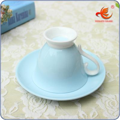 China Viable personalized tea cup and saucer with discount for sale