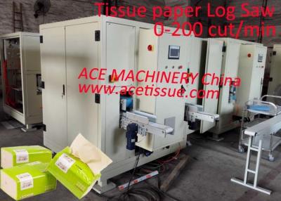 China Double Lanes Touch Screen Facial Tissue Production Line Plc Control en venta