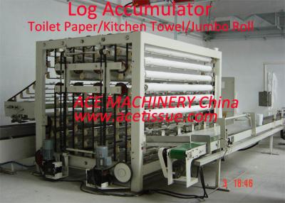 Κίνα Automatic Industrial Roll Log Accumulator For Hand Roll Tissue Diameter 250mm προς πώληση