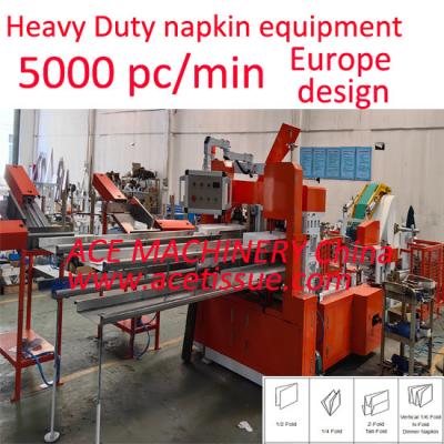 China 6000 Napkin/minute Fastest Napkin Machine For Embossing Bulky Dispenser Napkin for sale