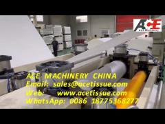 130 meter/minute High Speed Facial Tissue Paper Making Machine with Auto Transfer to packing machine