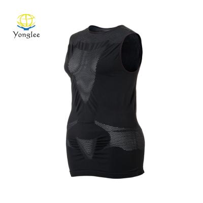 China Stylish Women's Breathable Sleeveless Seamless Body Tight Wear for sale