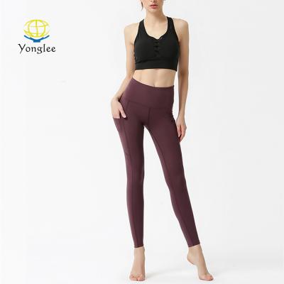 China Manufacturer Women Medium Waist Workout Gym Yoga Leggings Breathable Reliable Sports Wear for sale