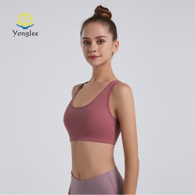 China China Manufacturer Reliable Breathable Medium Support Gym Body-Hugging Fitness Set Women Sports Bra for sale