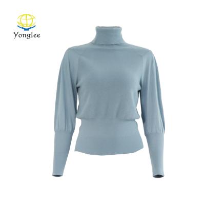 China Breathable Premium Women's Casual Turtle Neck Sweater Light Weight Long Sleeve Knit Pullover Jumper Tops For Autumn Winter for sale