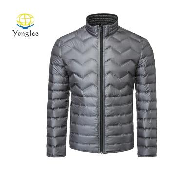 China Men's Quilting Free Goose Waterproof Comfortable Feeling Windproof Down Jacket for sale