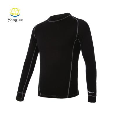 China Wholesale Breathable Merino Wool Breathable Men Outdoor Sports Long Sleeve T Shirts for sale