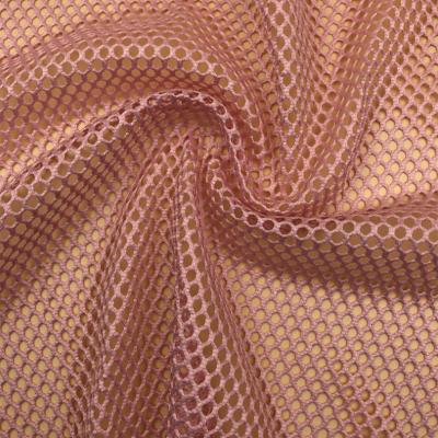 China 2021 New Design Big Hole Mesh Fabric 100% Polyester Fabric Bird Eye Anti-static Mesh Fabric Hot Sale for sale