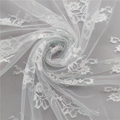 China Other Soft Wedding Dress Tulle Lace Fabric For Bridal Veil Lace Fabric Mesh Lace for sale