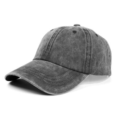 China JOINT SUPER Custom Distressed September Cotton Dad Hats Adjustable Plain Baseball Cap For Men for sale