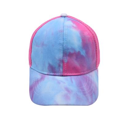 China Custom High Quality 100% Cotton Distressed Trucker Hat Tie Dye Trucker Hats Mesh Trucker Hat COMMON for sale