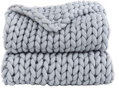 China From Factory Directly Anti-Static Luxury Knitted Weighted Blanket for sale