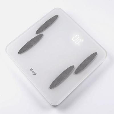 China Wireless Smart Composition Bathroom Scale 180Kg Fat Body Scale With Blue Tooth Function for sale