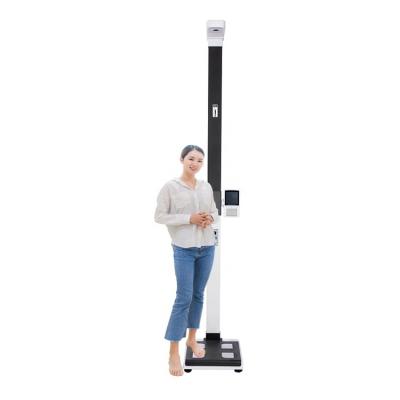 China Pharmacy Salon Clinic BMI Coin Operated Digital Doctors Scale 440 Pound Capacity Column Scale With BMI Function for sale