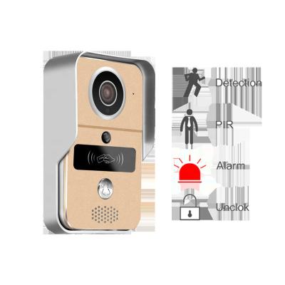 China Modern Smart Phone Intercom Doorbell Camera IOS &Android APP Control 1080P Video Wireless Video Door Bell for sale