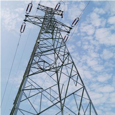 China 10kv-220kv Transmission Line Towers Lattice Steel Tower for sale