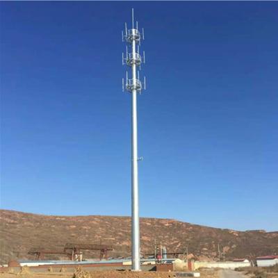 China Monopole Telecommunication Tower GSM Antenna Cell Phone Mobile Pole for sale