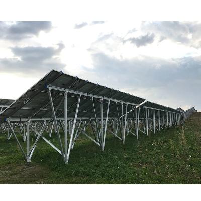 China Solar PV Panel Ground Mounting Bracket Structure Aluminum 6005 ODM for sale