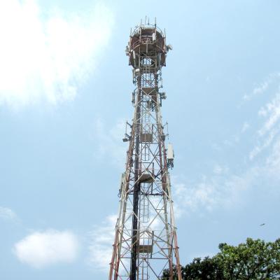 China Quadratische 4-beinige Selbstunterstützung Galvanized Steel Telecom BTS Turm oder Mast zu verkaufen