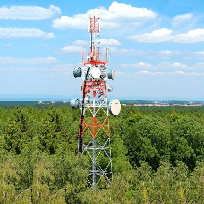 China ICAO Self-support Galvanized Steel BTS Communication Tower Lattice Mast Structure zu verkaufen