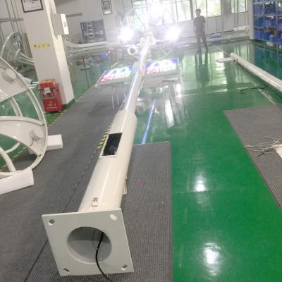 China Powder Coated Street Light Column 3m Galvanized Steel PVDF Coated for sale