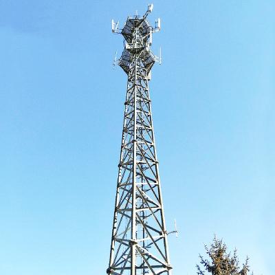 China Self Sopprting Lattice Steel Towers Q345 100m Three Legged Tower for sale