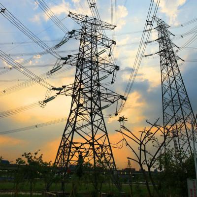 China Q235 Q345 Steel Monopole Transmission Line Tower Hot Dip Galvanization for sale