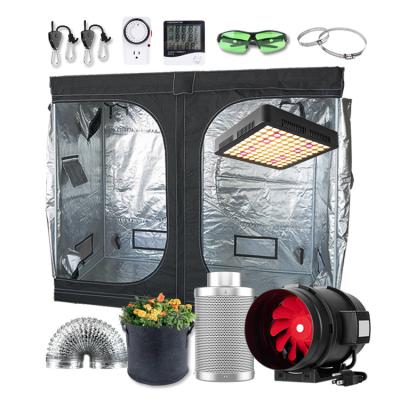 China Easily Assembled U Shape 600d Mylar Hydroponic Small Indoor Grow Box Grow Tent for sale